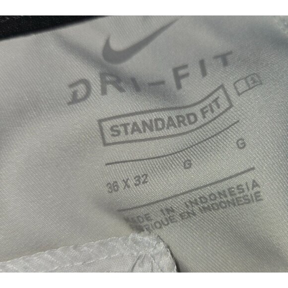 Nike Dri-Fit Mens Standard Fit Beige Polyester Lightweight Golf Pants 36x30 - Picture 5 of 9